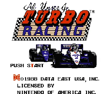 Al Unser Jr. Turbo Racing (USA) screen shot title